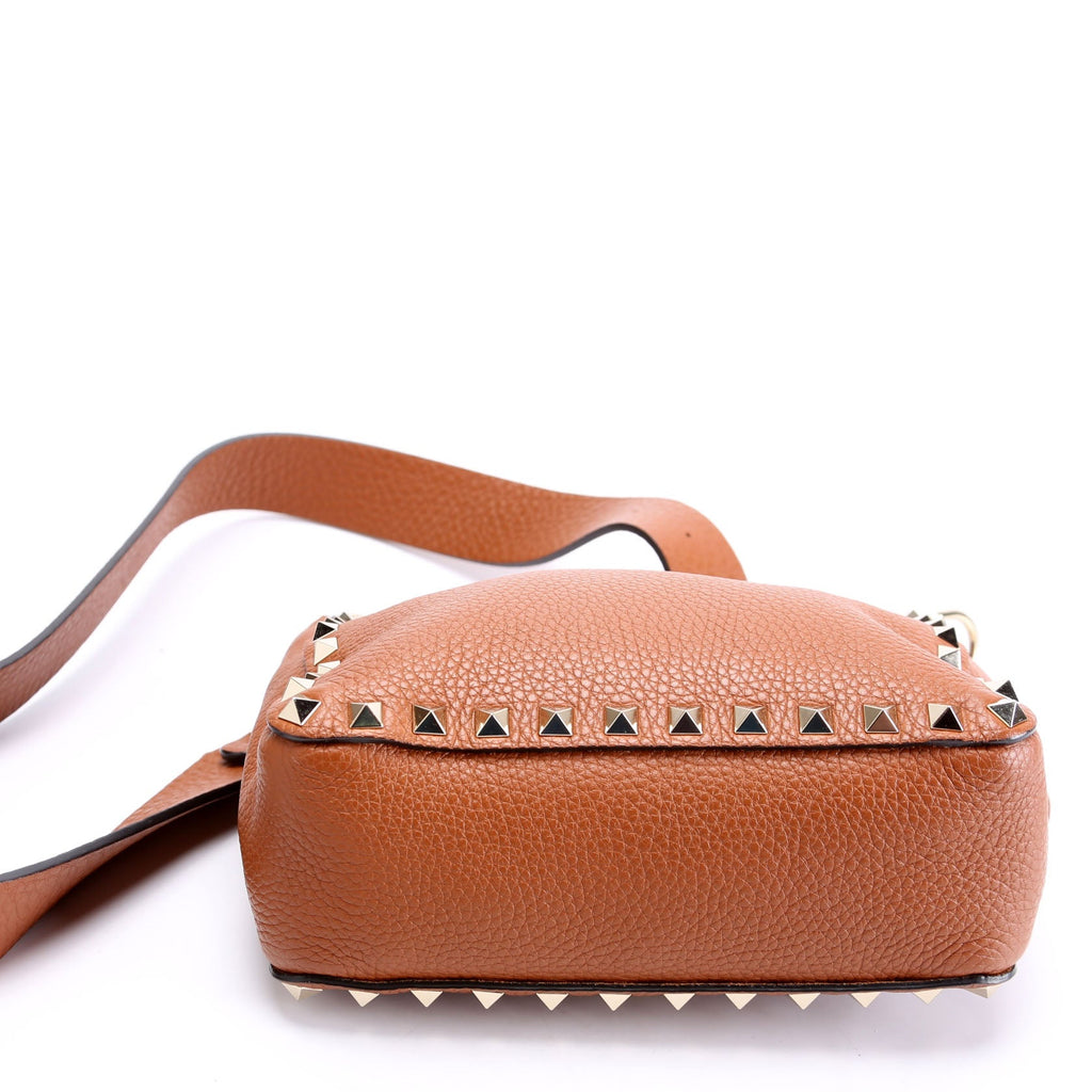 Rockstud Mini Hobo Messenge Brown/Gold