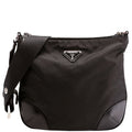 BT0326 Nylon Shoulder Bag Vintage Black