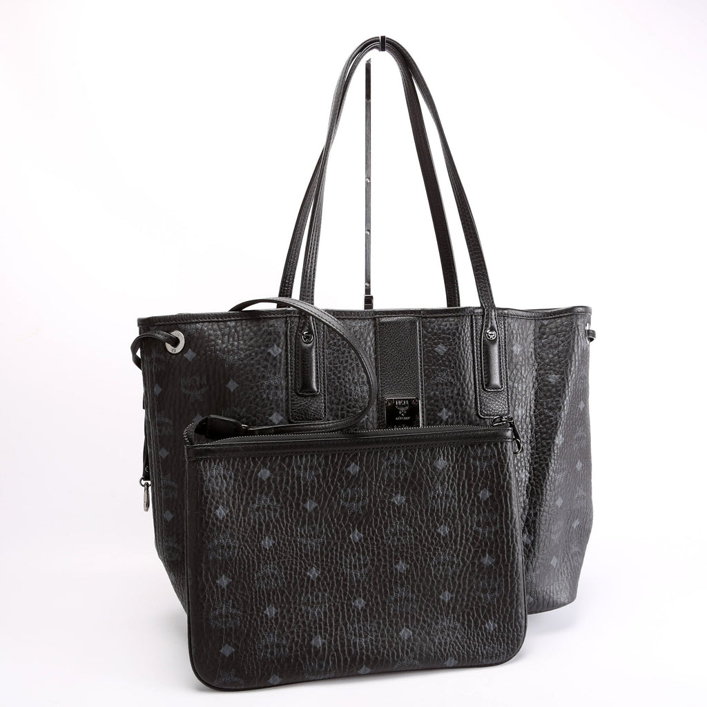 Liz Tote Reverse With Pouch Medium Black