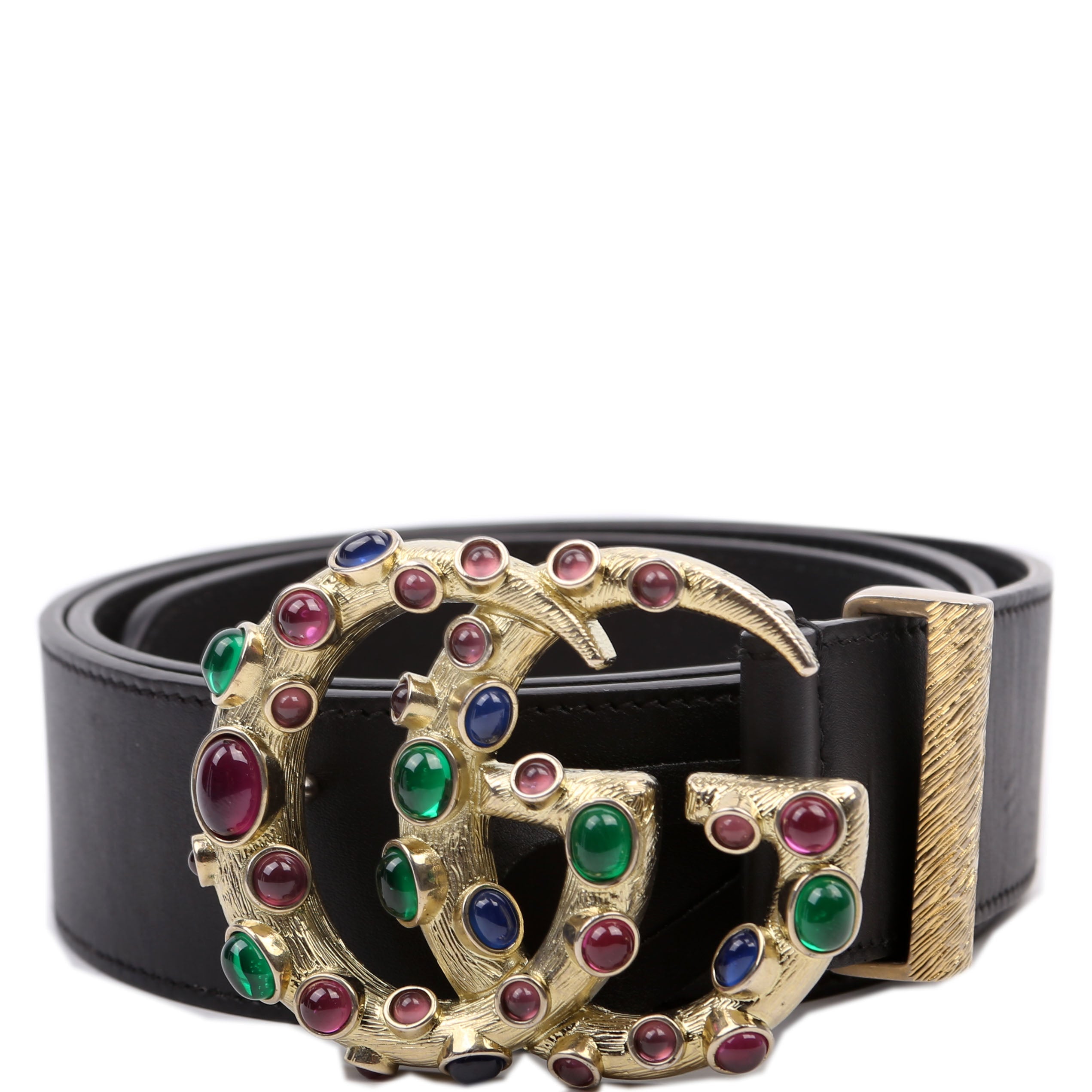 600630 GG Ceramic Glass Belt Size 95/38 Black/Multi