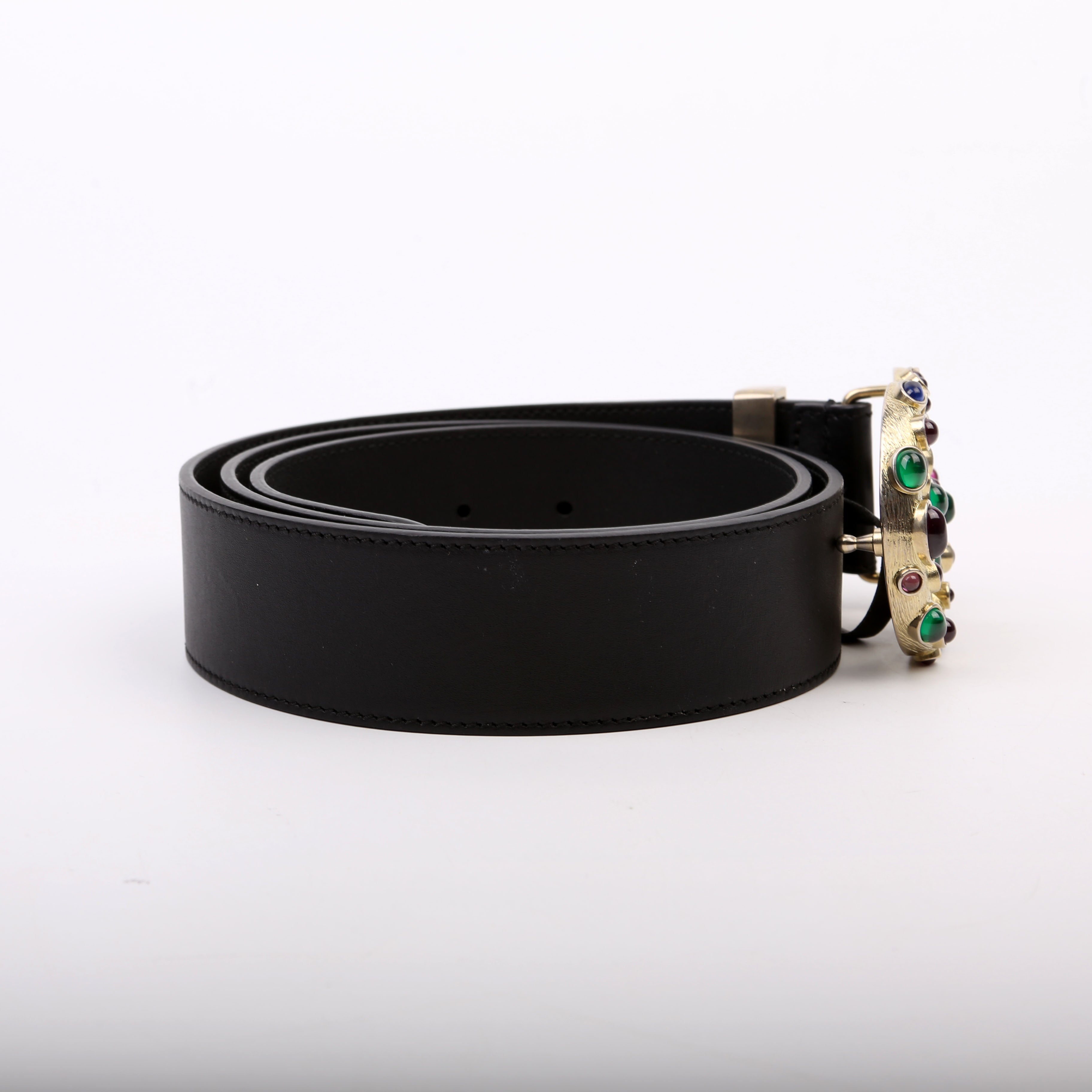 600630 GG Ceramic Glass Belt Size 95/38 Black/Multi
