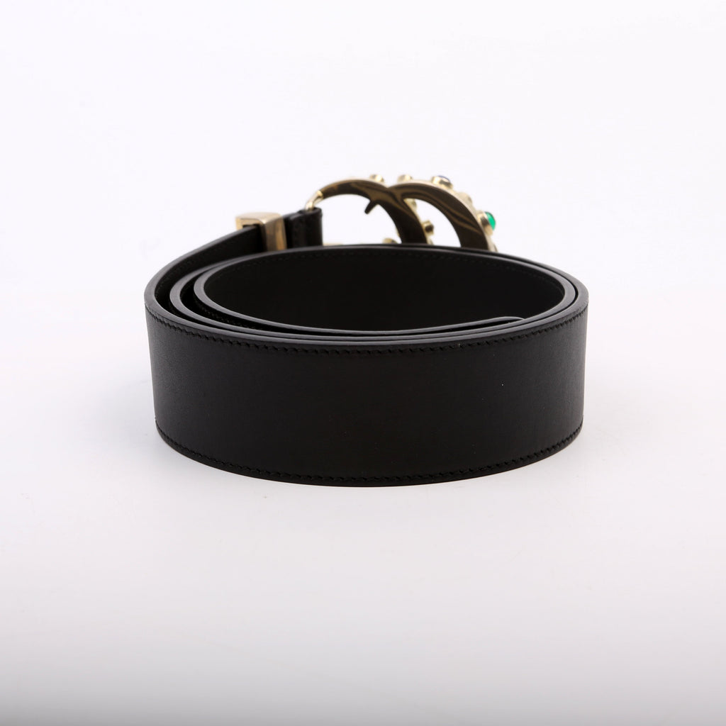 600630 GG Ceramic Glass Belt Size 95/38 Black/Multi
