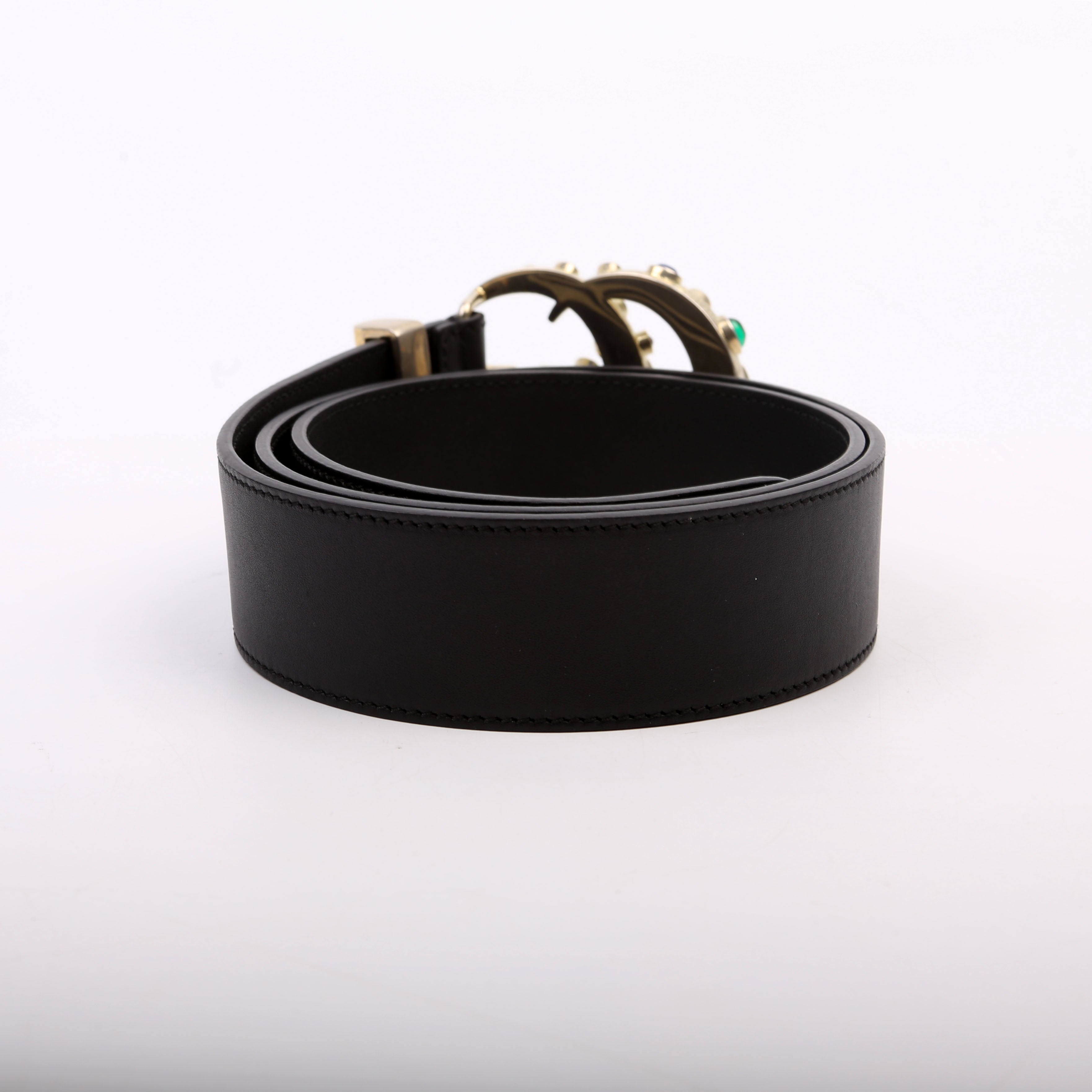 600630 GG Ceramic Glass Belt Size 95/38 Black/Multi
