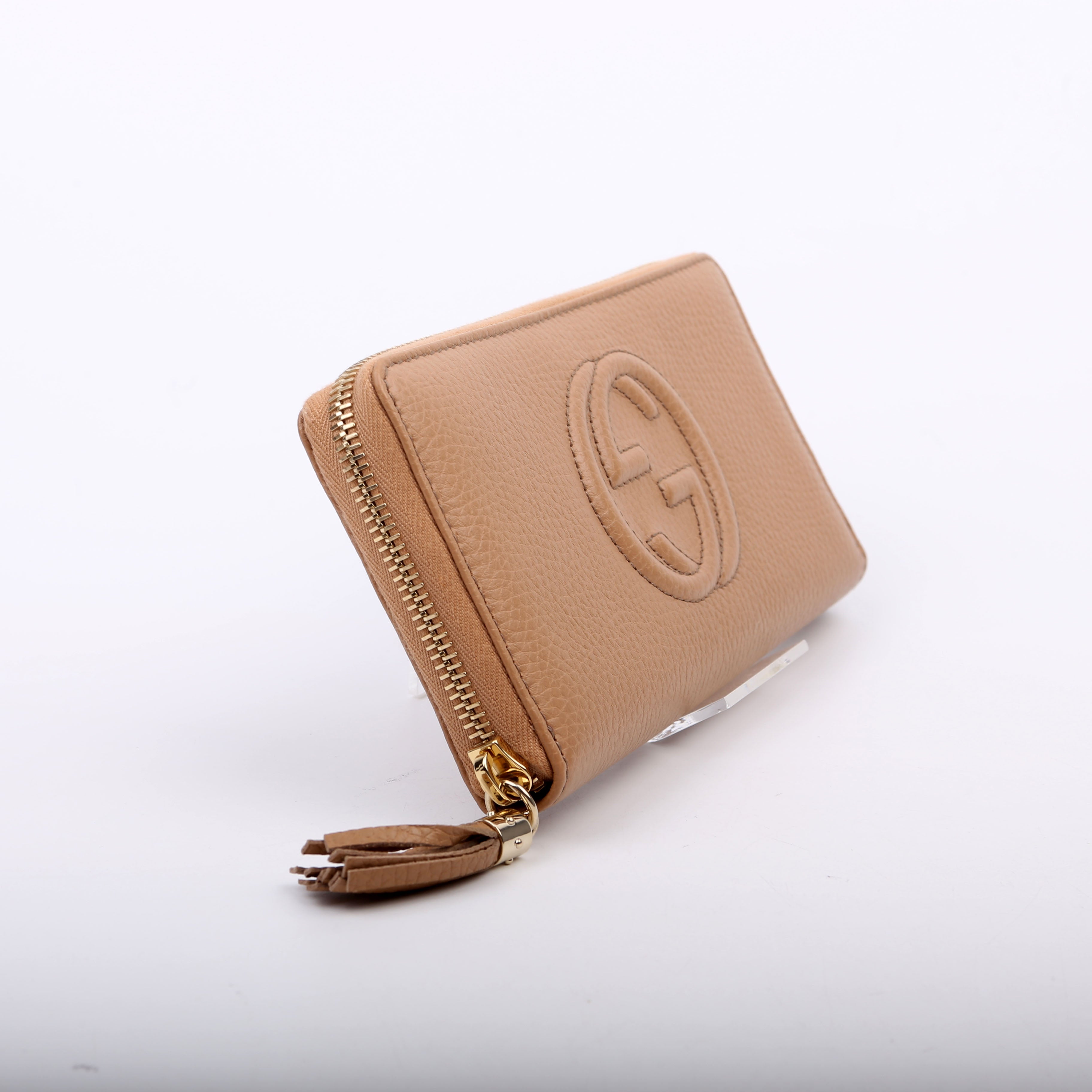 598187 Soho Zip Around Wallet Tan