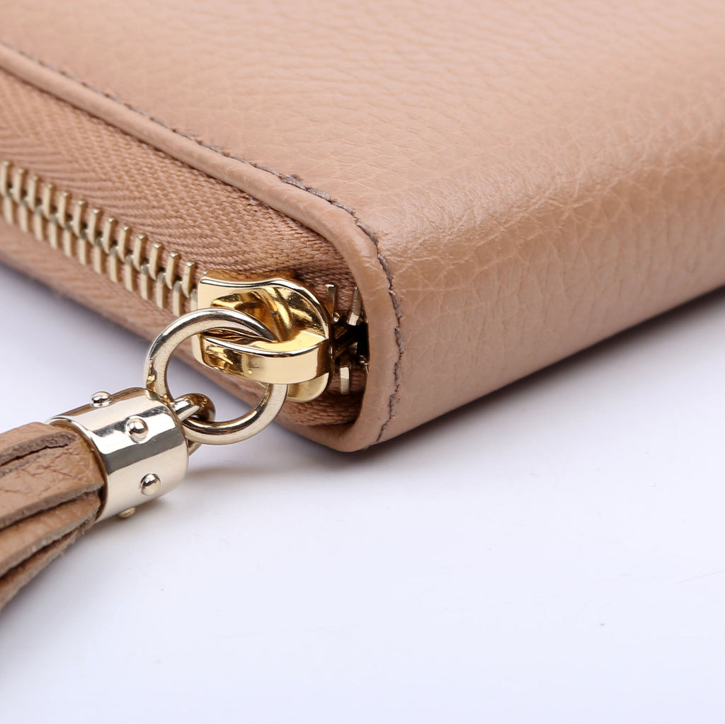 598187 Soho Zip Around Wallet Tan
