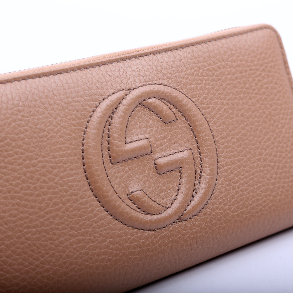 598187 Soho Zip Around Wallet Tan