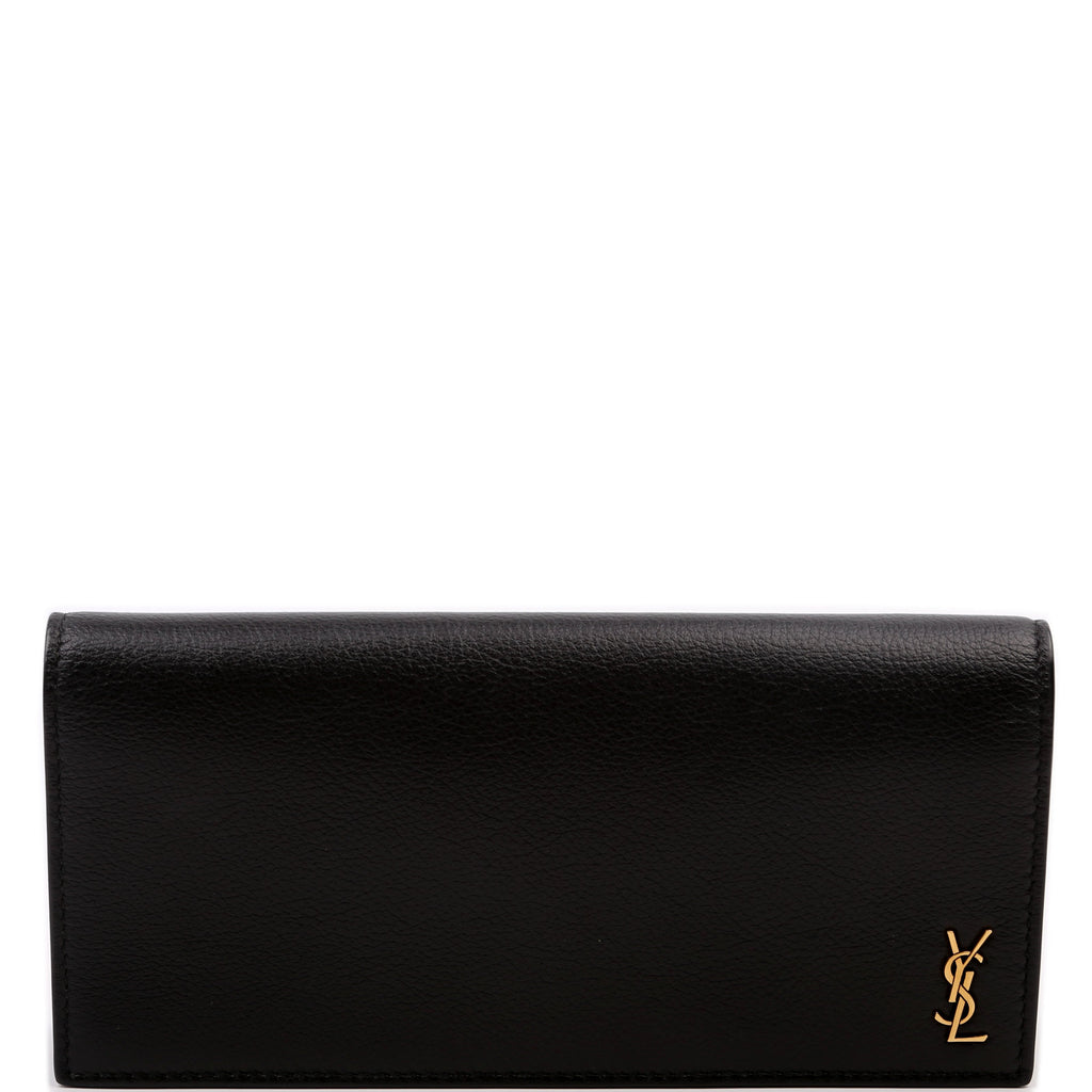 Tiny Cassandre Flat Wallet 635542 Black