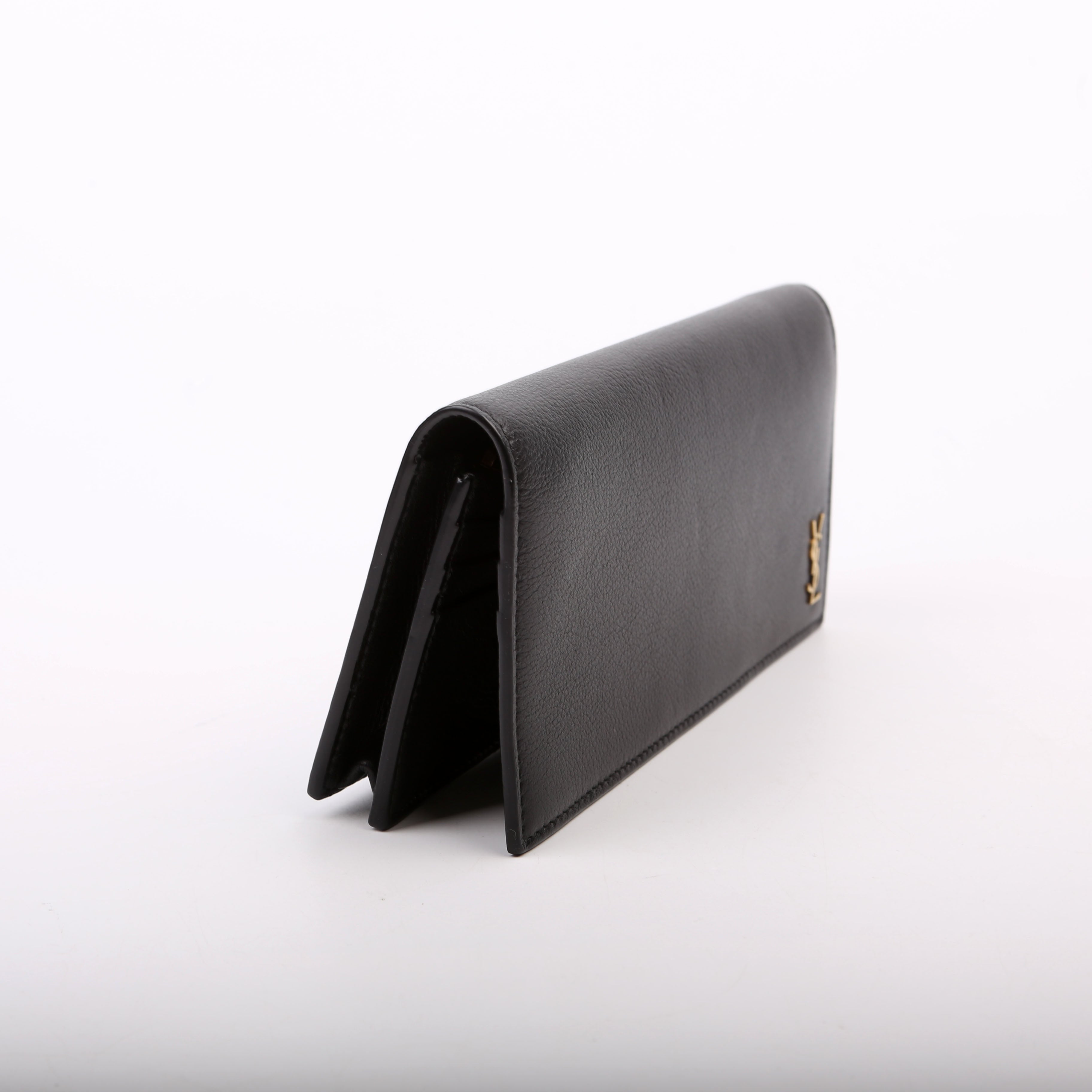 Tiny Cassandre Flat Wallet 635542 Black