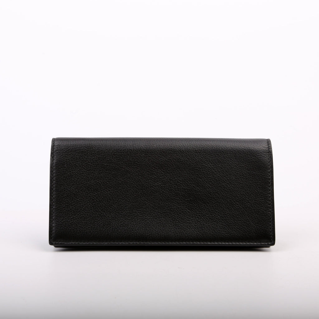 Tiny Cassandre Flat Wallet 635542 Black