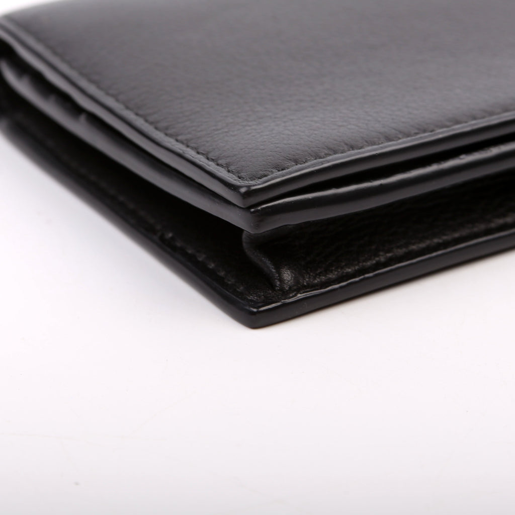 Tiny Cassandre Flat Wallet 635542 Black