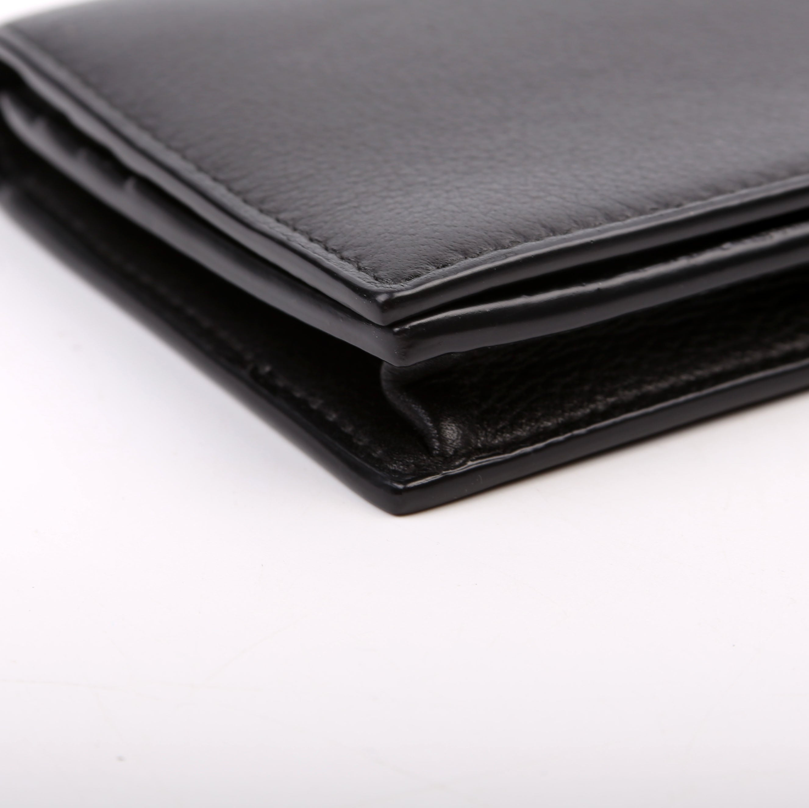 Tiny Cassandre Flat Wallet 635542 Black