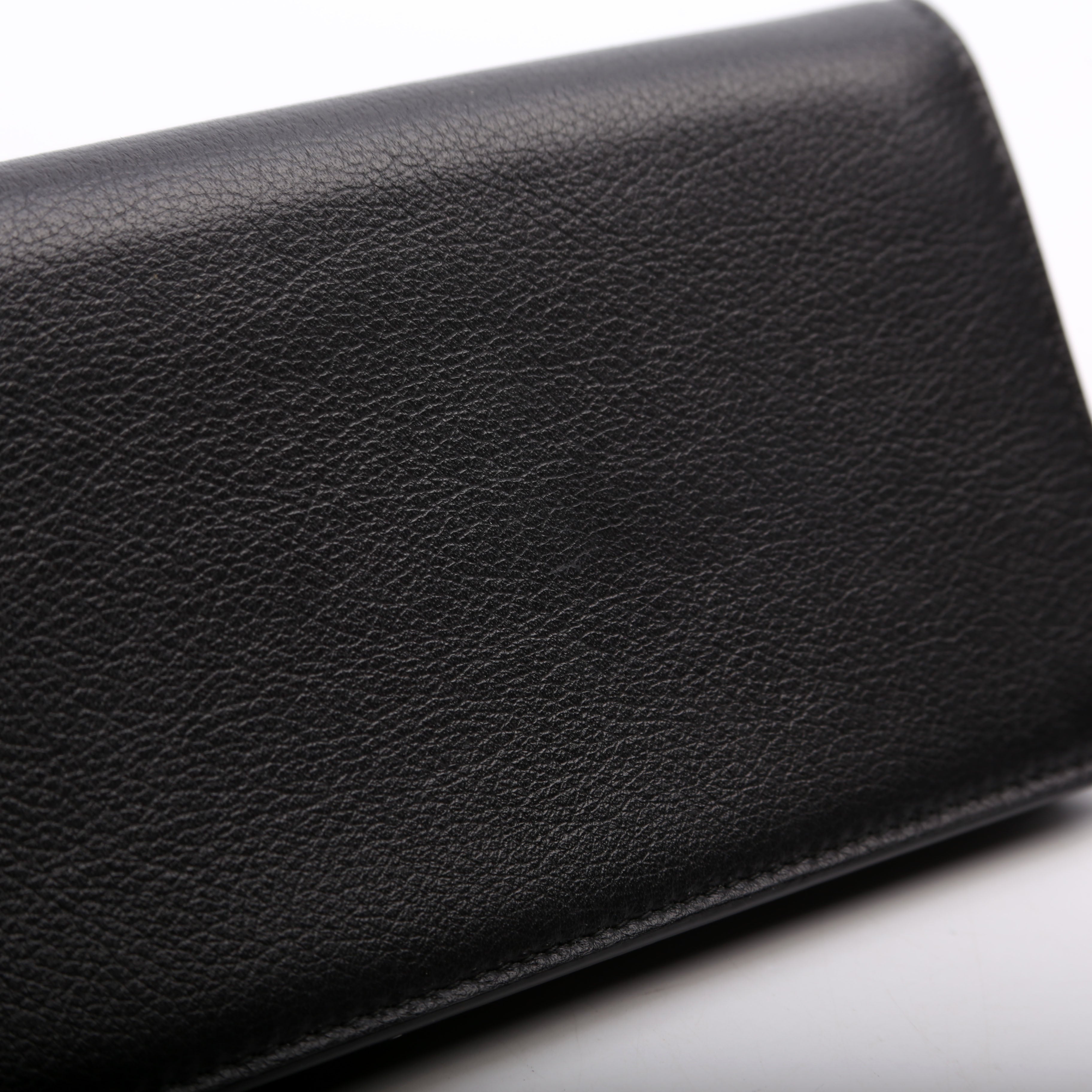 Tiny Cassandre Flat Wallet 635542 Black