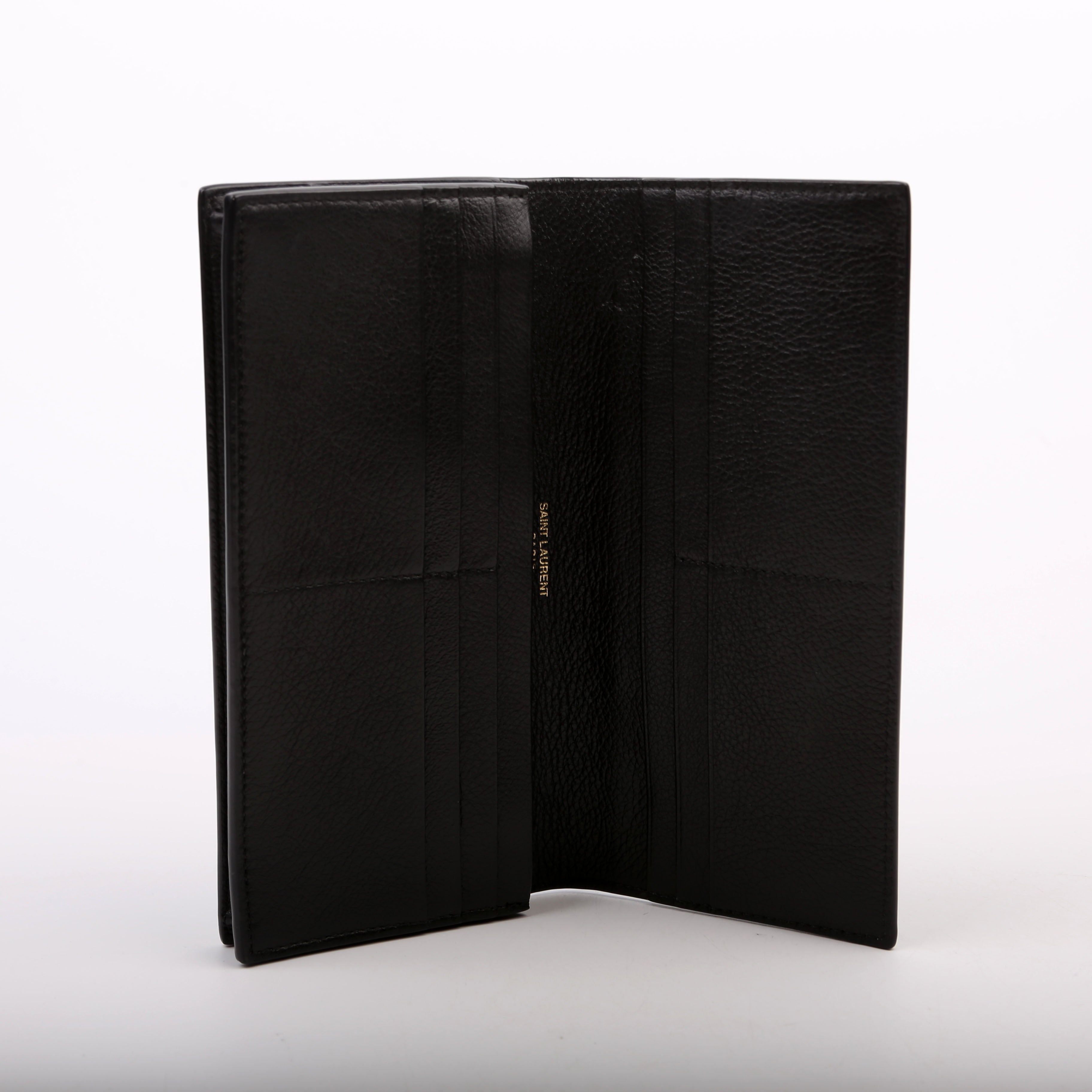 Tiny Cassandre Flat Wallet 635542 Black