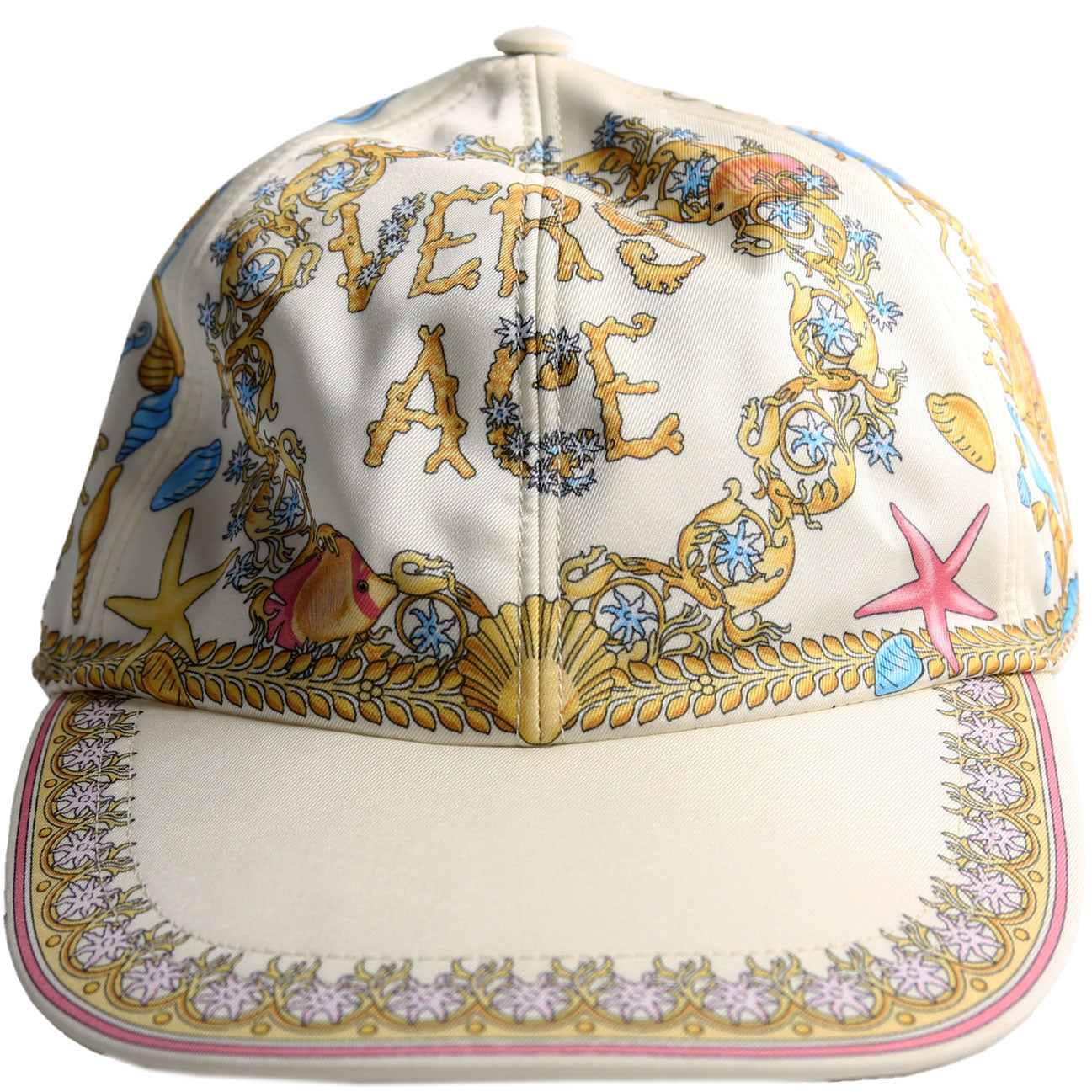 Underwater Barocco Logo Cap Hat Size 57 Cream/Multicolor