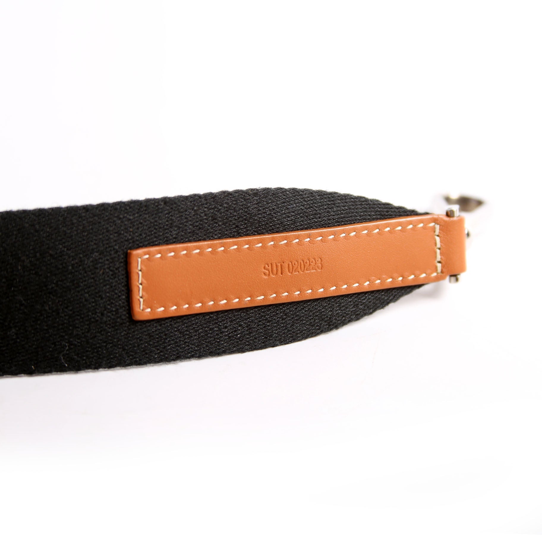 Sangle MM Canvas Adjustable Strap Black/Brown