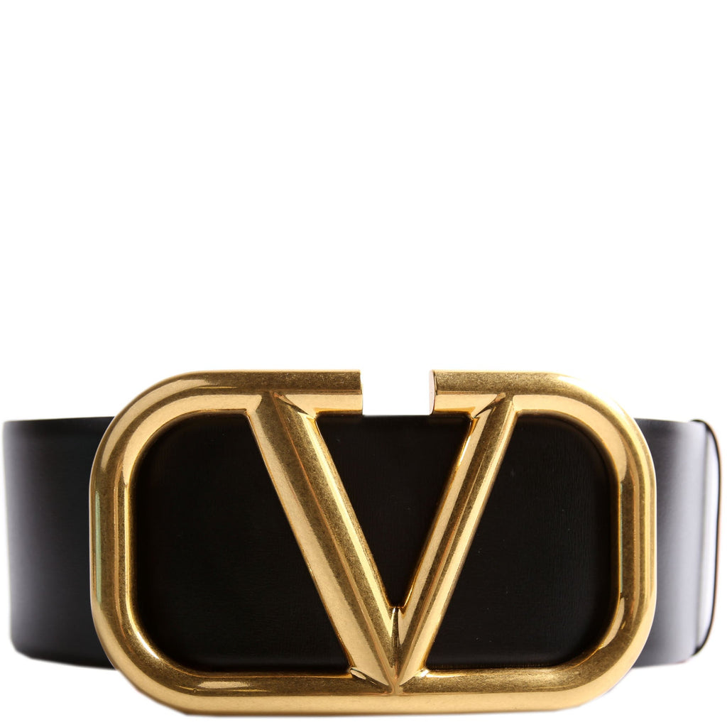 Reversible V Logo Signature 70MM Belt Size 85/34 Black/Red