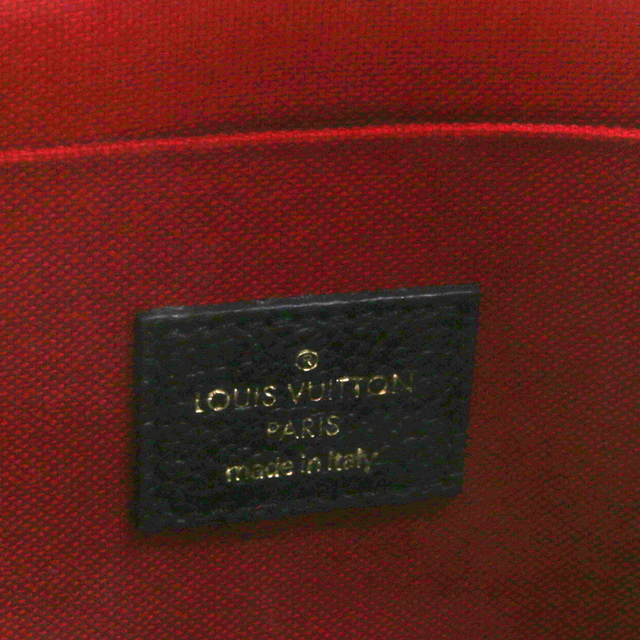 Pochette Felicie Bicolor Empreinte Black/Beige