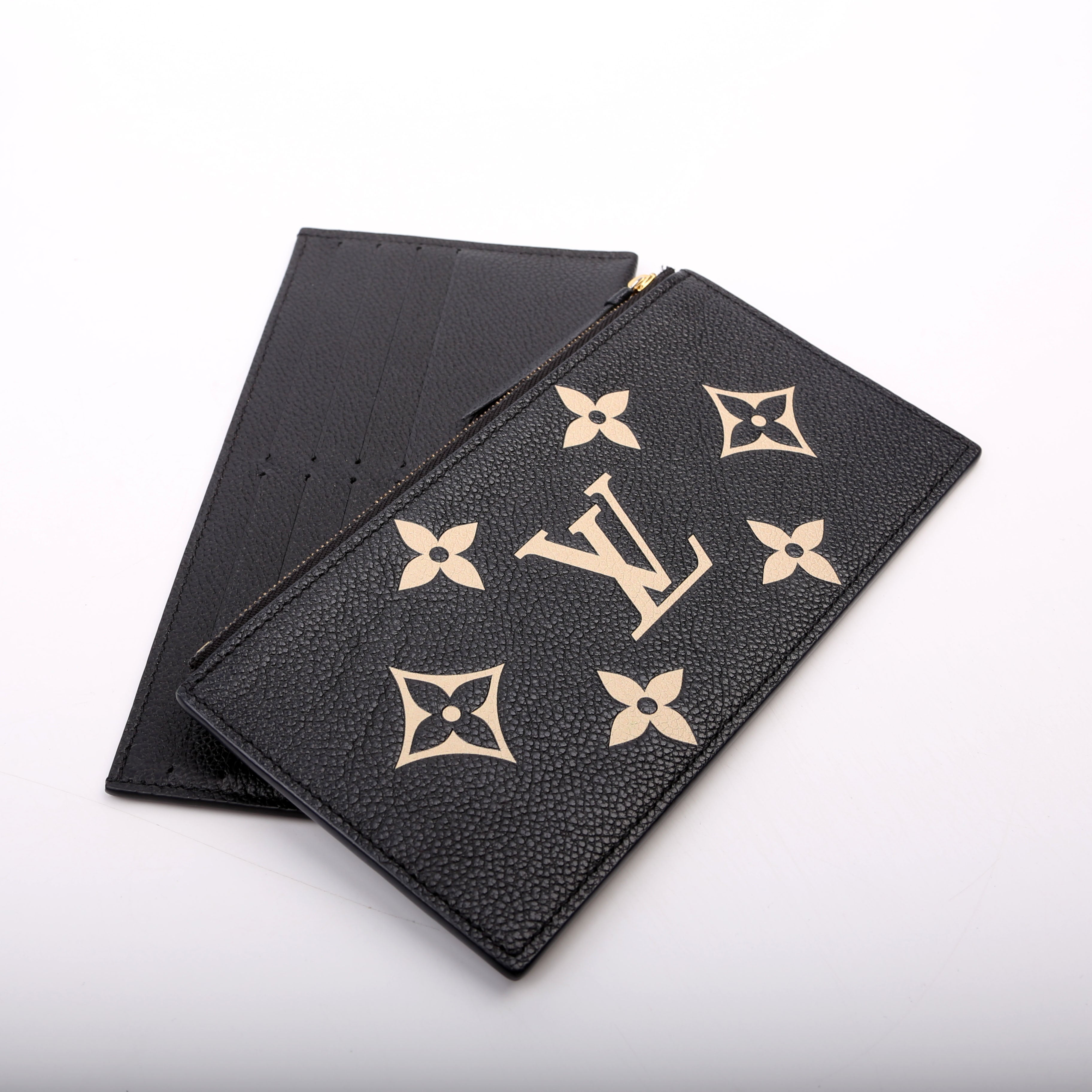 Pochette Felicie Bicolor Empreinte Black/Beige