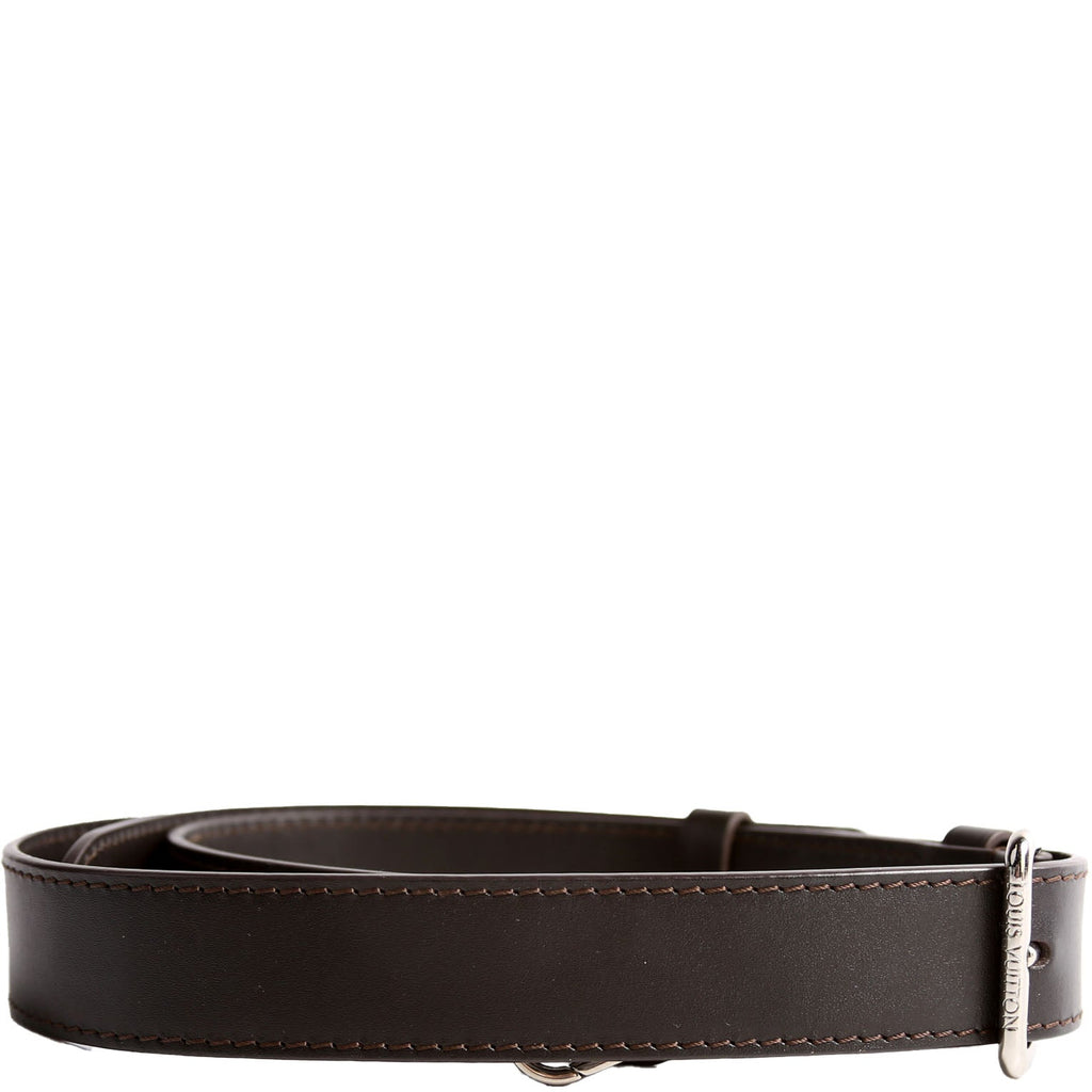 30MM Calfskin Adjustable Shoulder Strap Brown