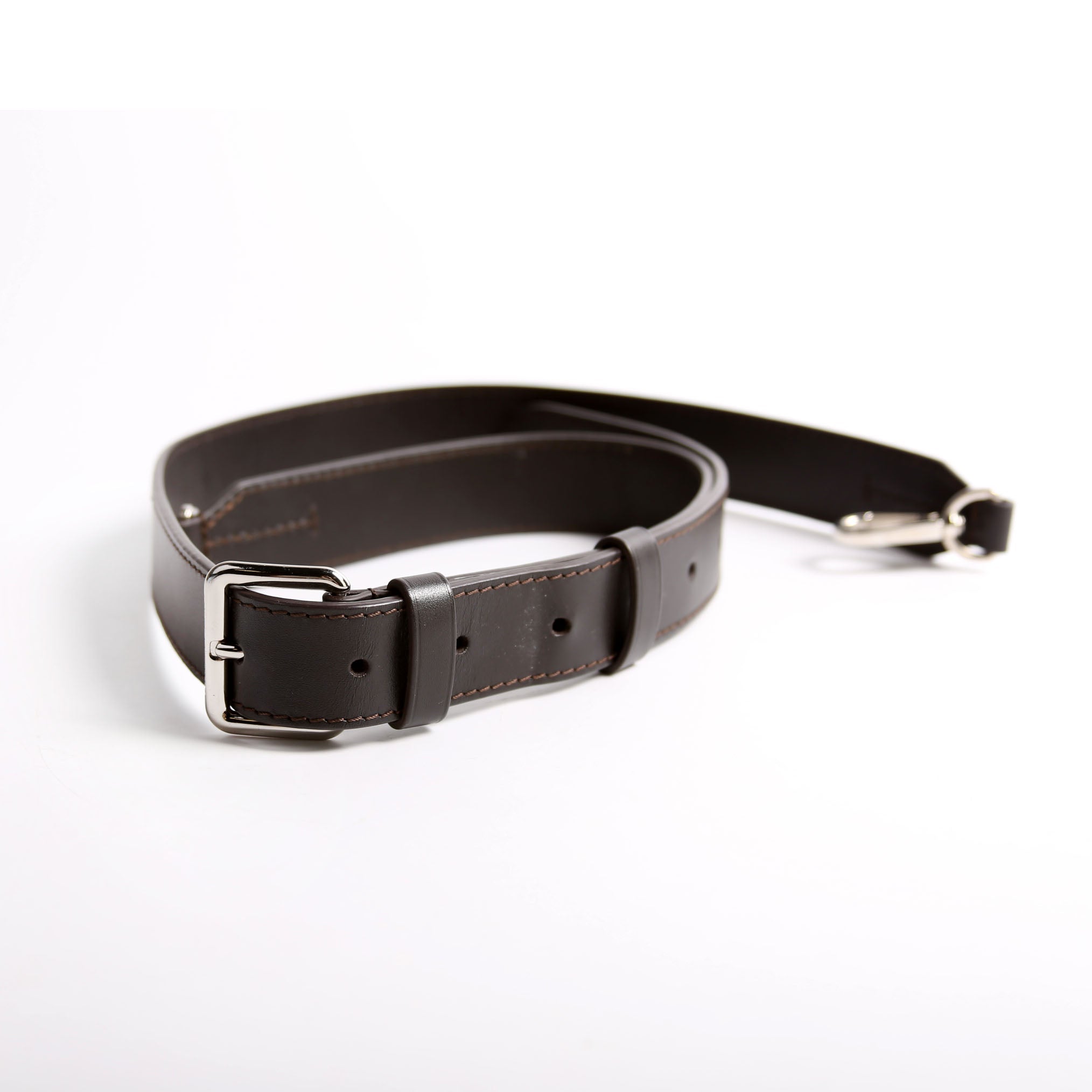 30MM Calfskin Adjustable Shoulder Strap Brown