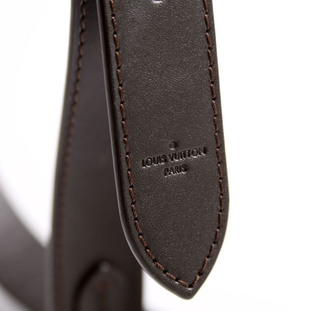 30MM Calfskin Adjustable Shoulder Strap Brown