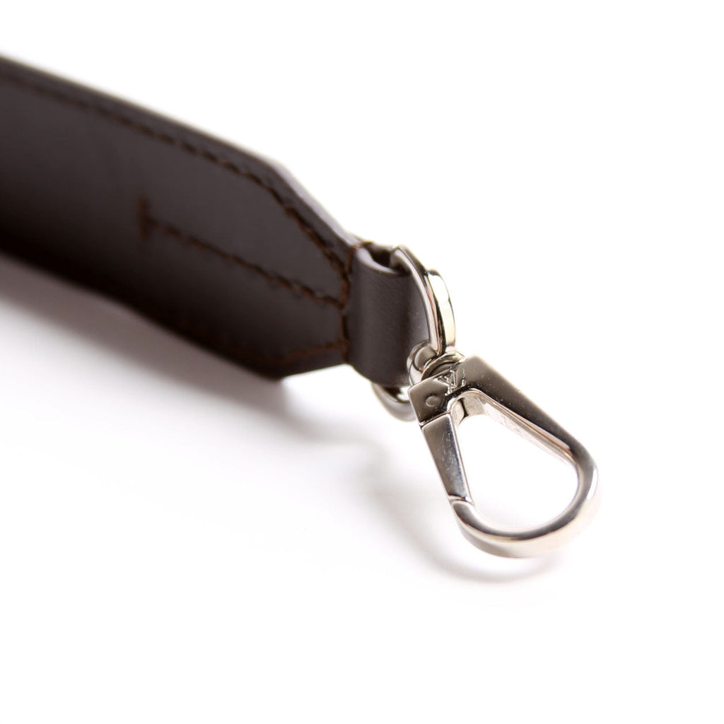 30MM Calfskin Adjustable Shoulder Strap Brown