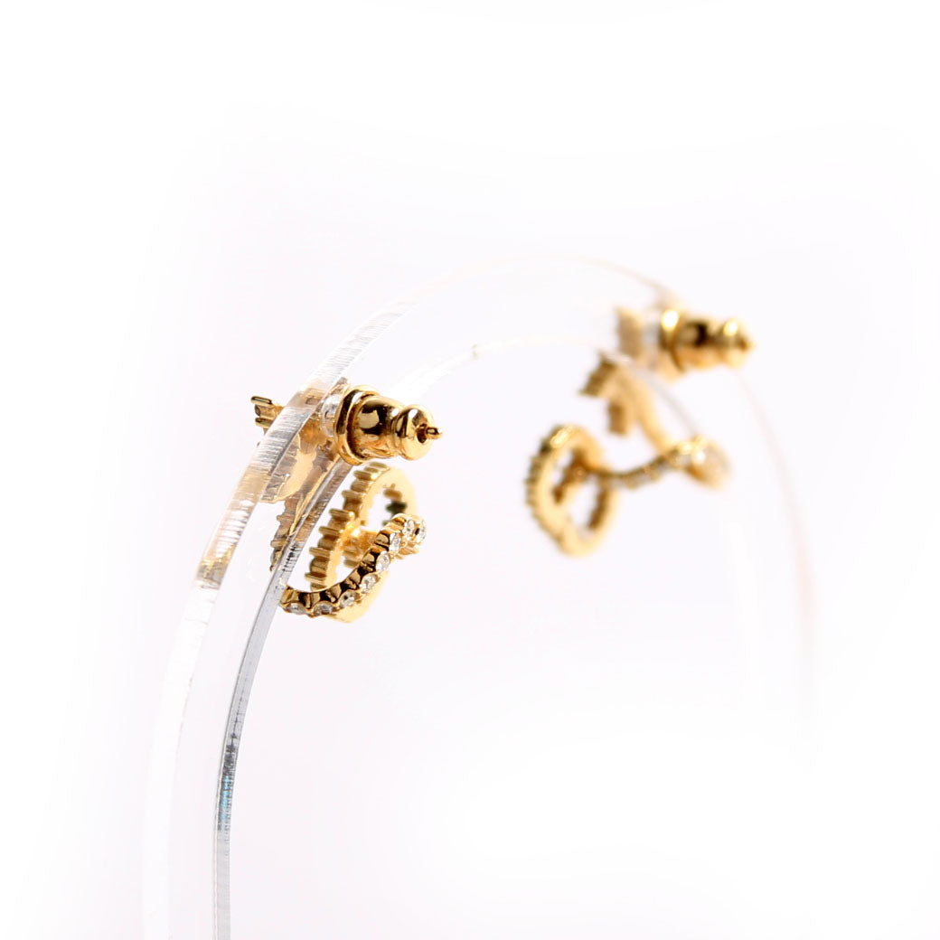 Clair D Lune Wrap Around Earrings Gold