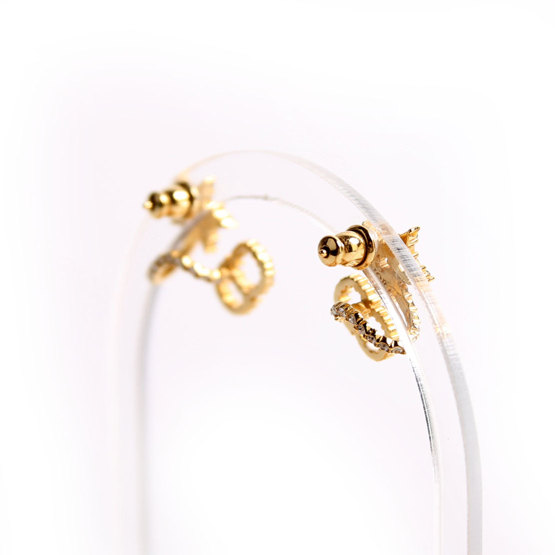 Clair D Lune Wrap Around Earrings Gold
