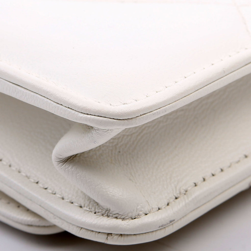 Chanel 19 WOC Quilted Lambskin 30M White