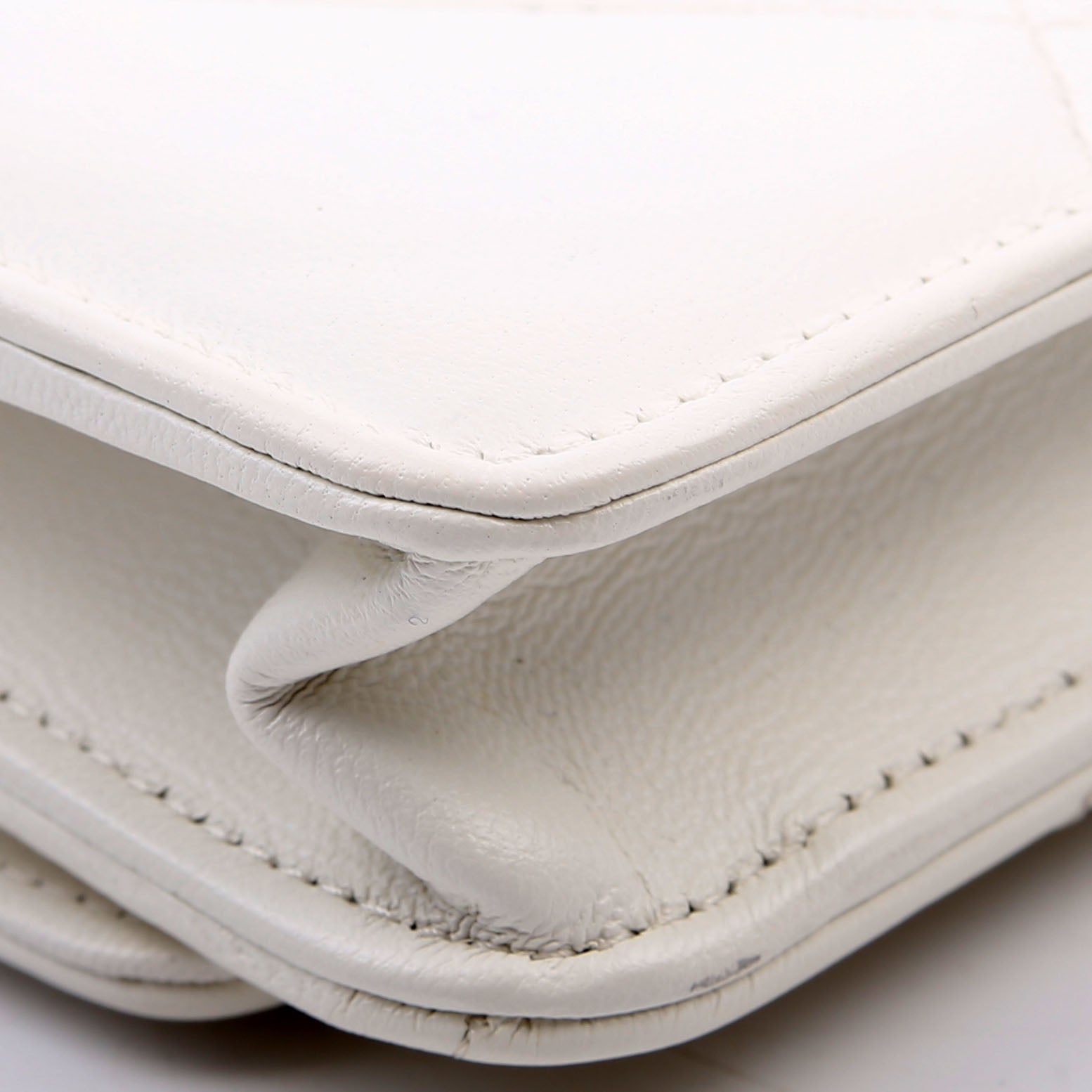Chanel 19 WOC Quilted Lambskin 30M White