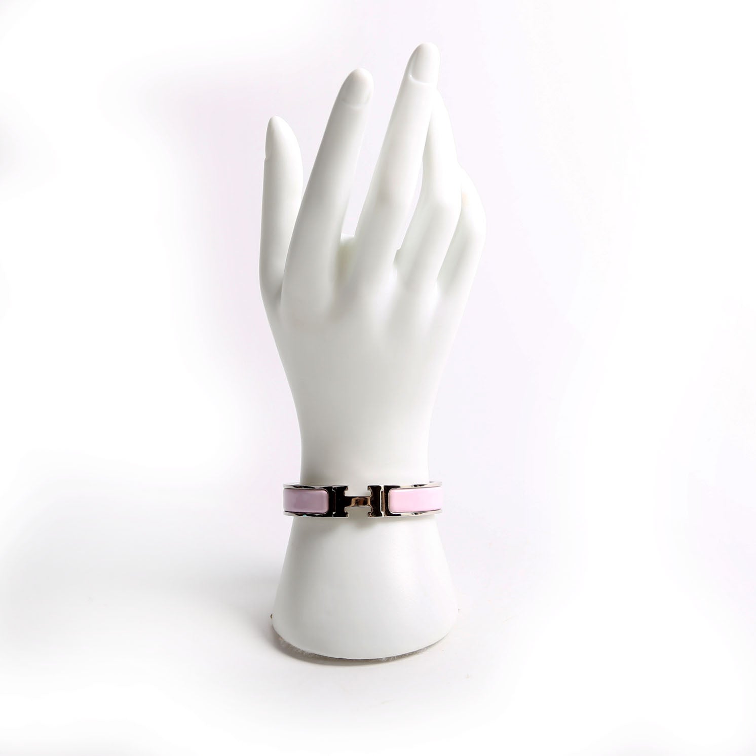 Clic Clac Narrow PM Bracelet Silver/Pink
