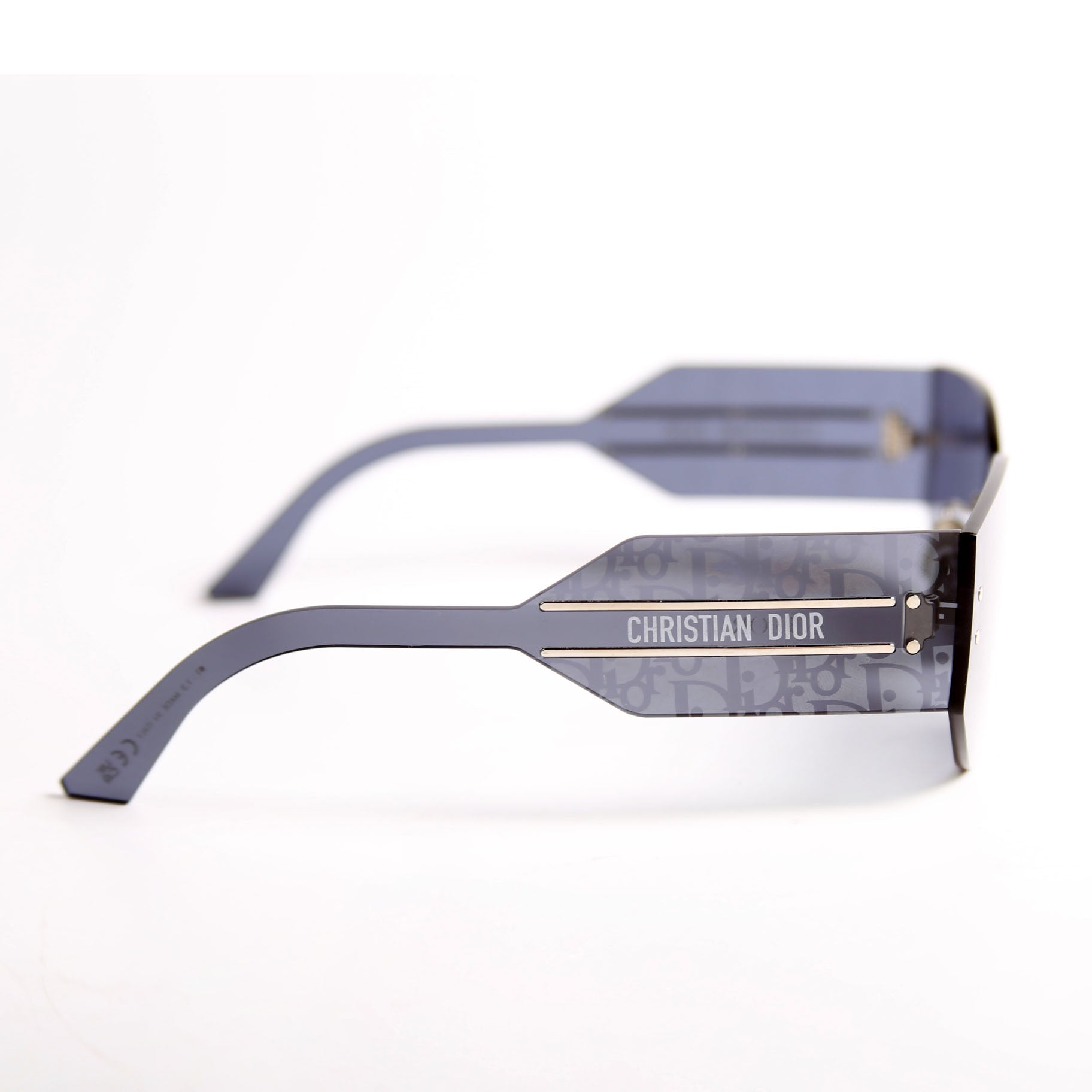 Diorclub M5U Oblique Lens Sunglasses Black