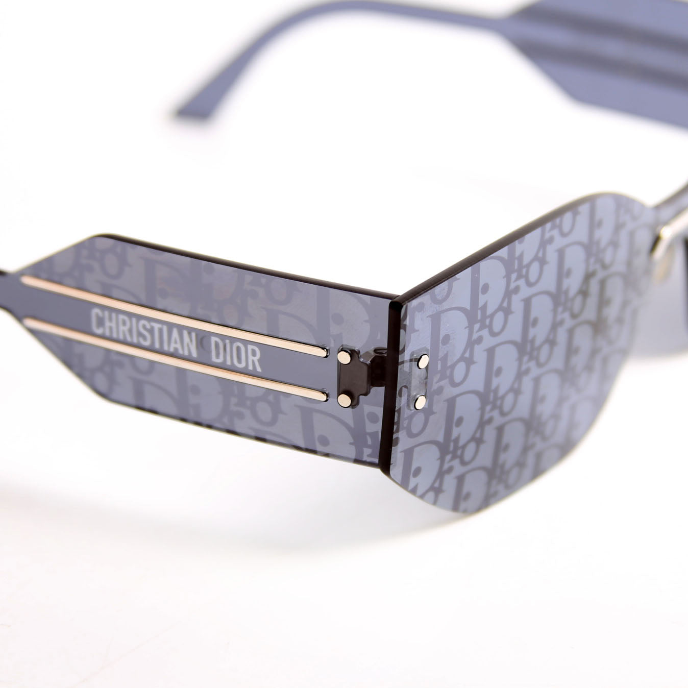Diorclub M5U Oblique Lens Sunglasses Black