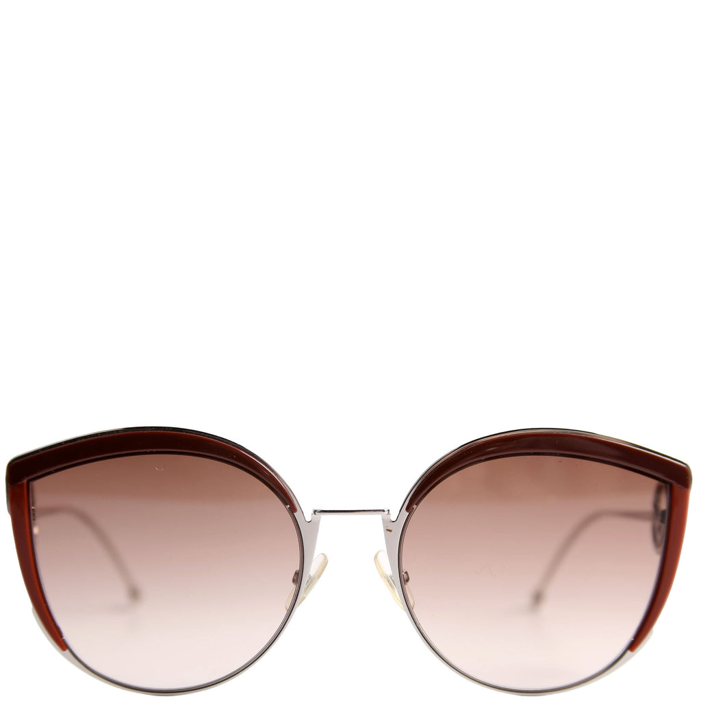 FF0290/S Cat Eye Sunglasses Brown/Silver