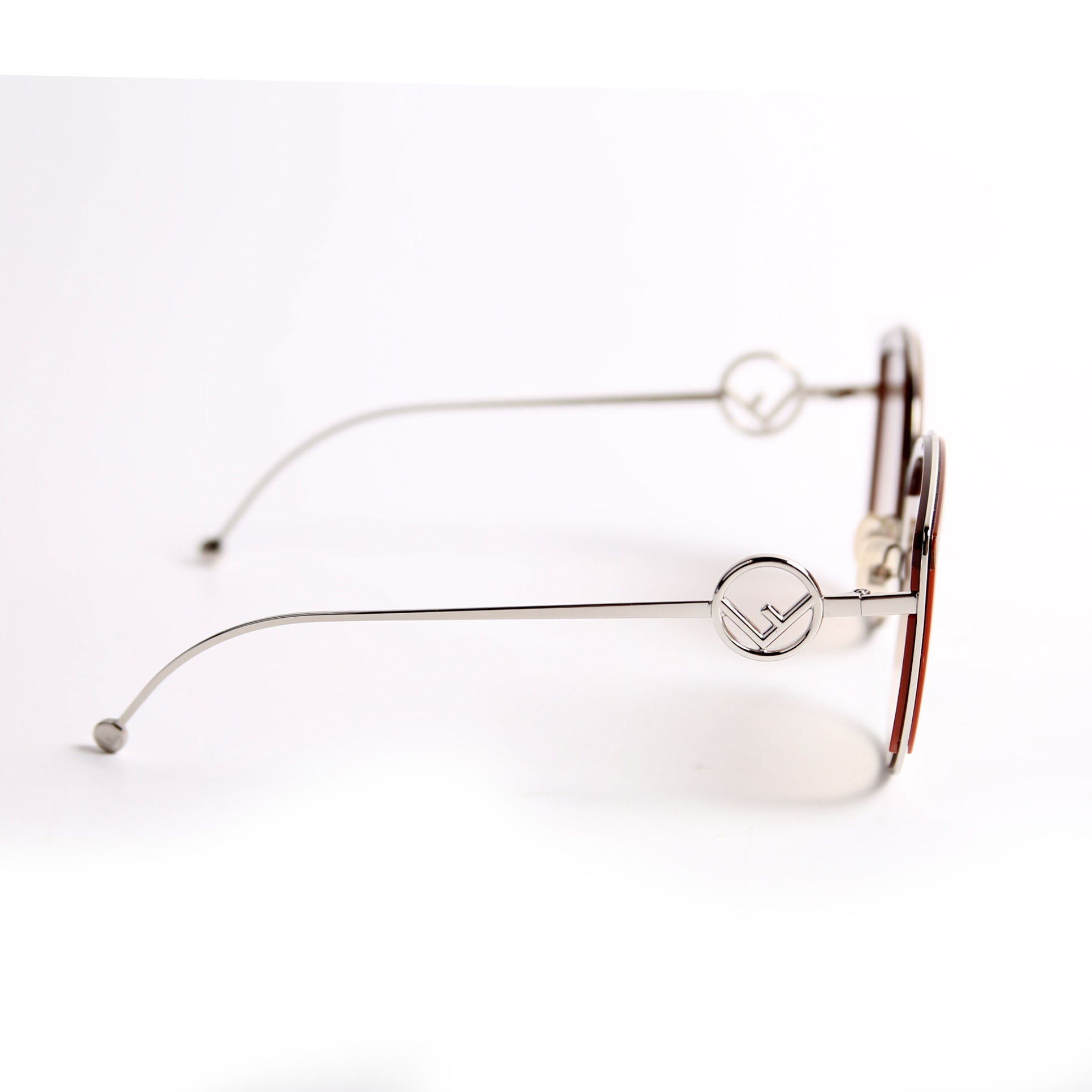 FF0290/S Cat Eye Sunglasses Brown/Silver