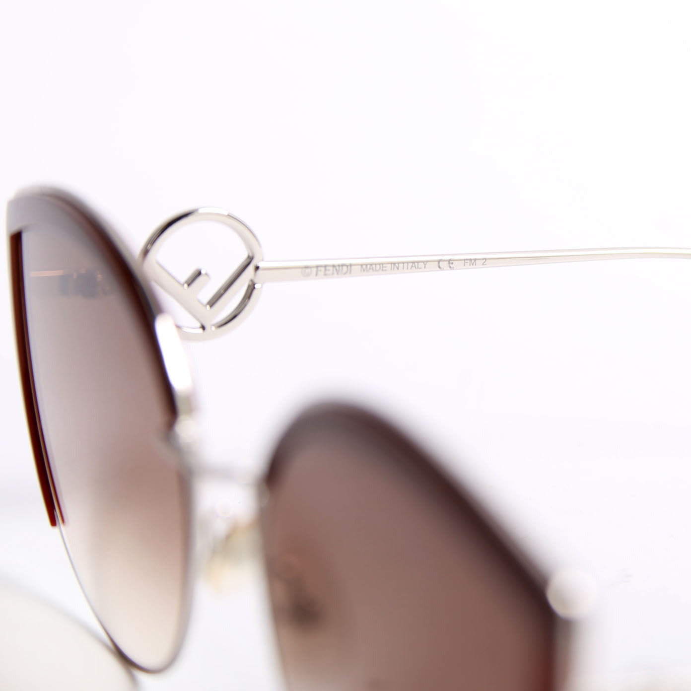 FF0290/S Cat Eye Sunglasses Brown/Silver