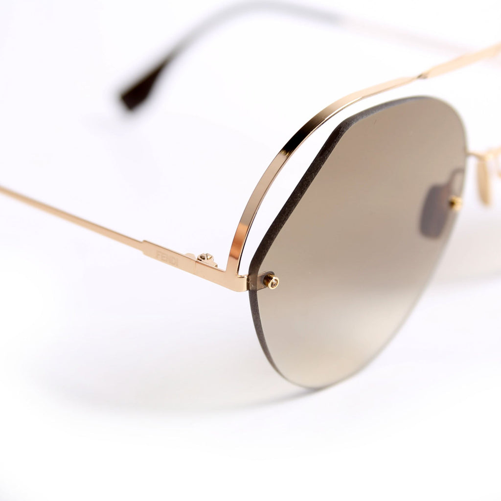 FF0326/S Aviator Sunglasses Brown/Gold