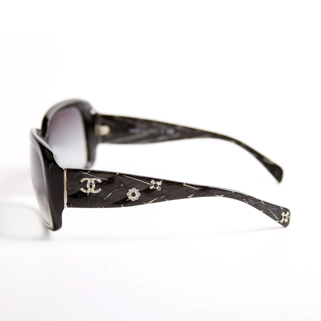 5149-B Crystal Sunglasses Black