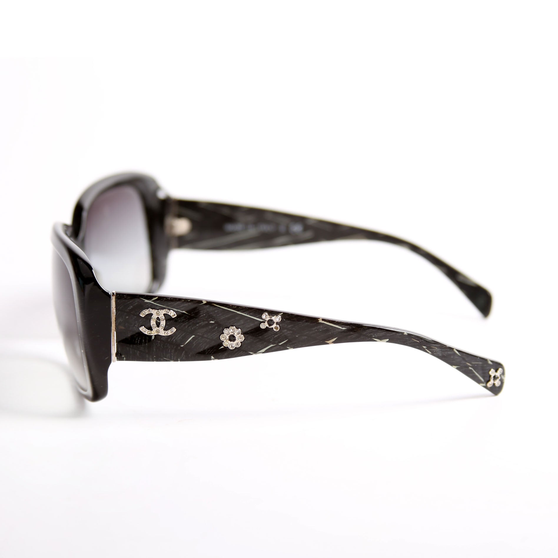 5149-B Crystal Sunglasses Black