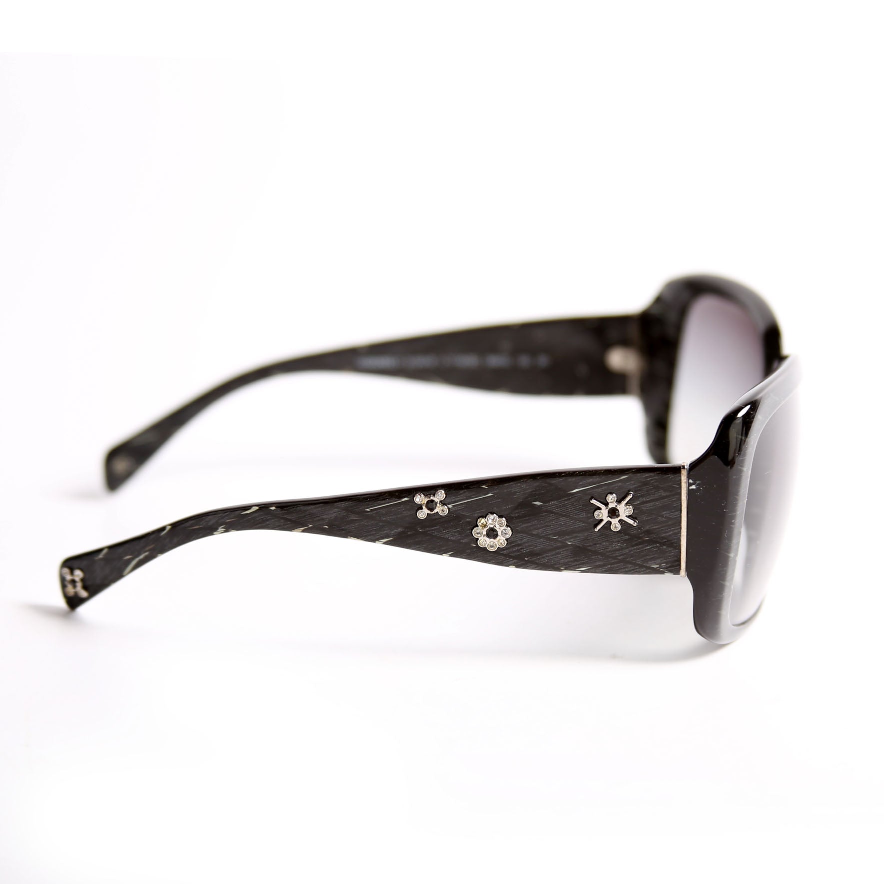 5149-B Crystal Sunglasses Black