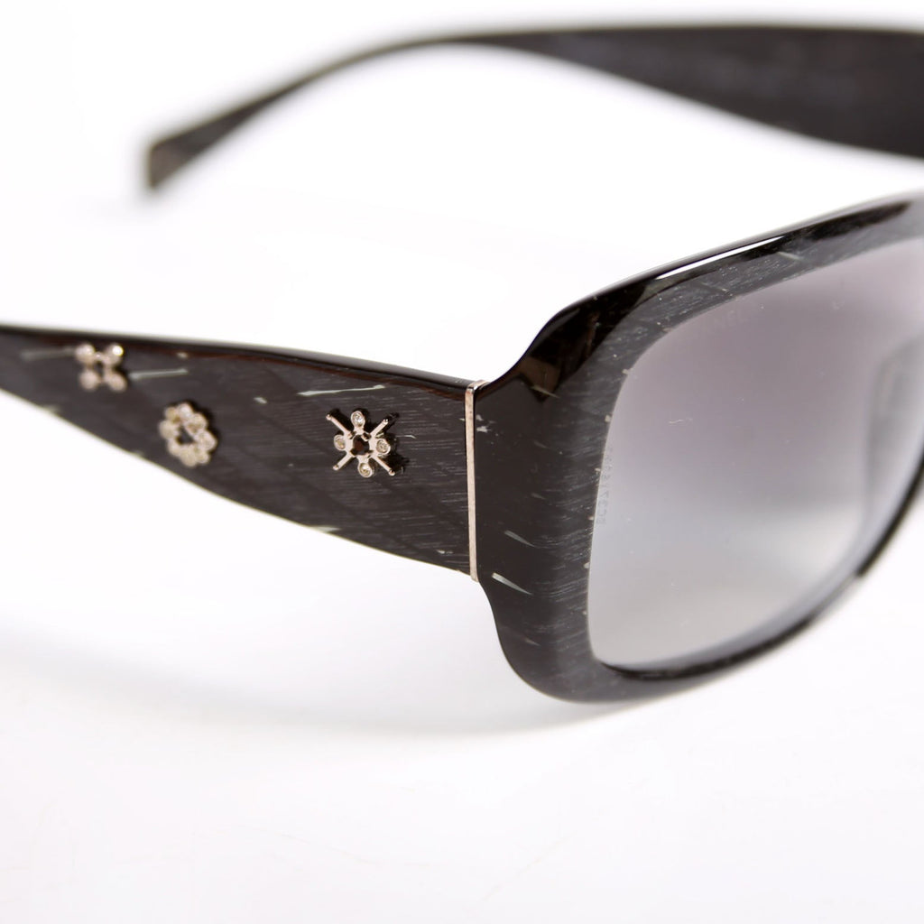 5149-B Crystal Sunglasses Black