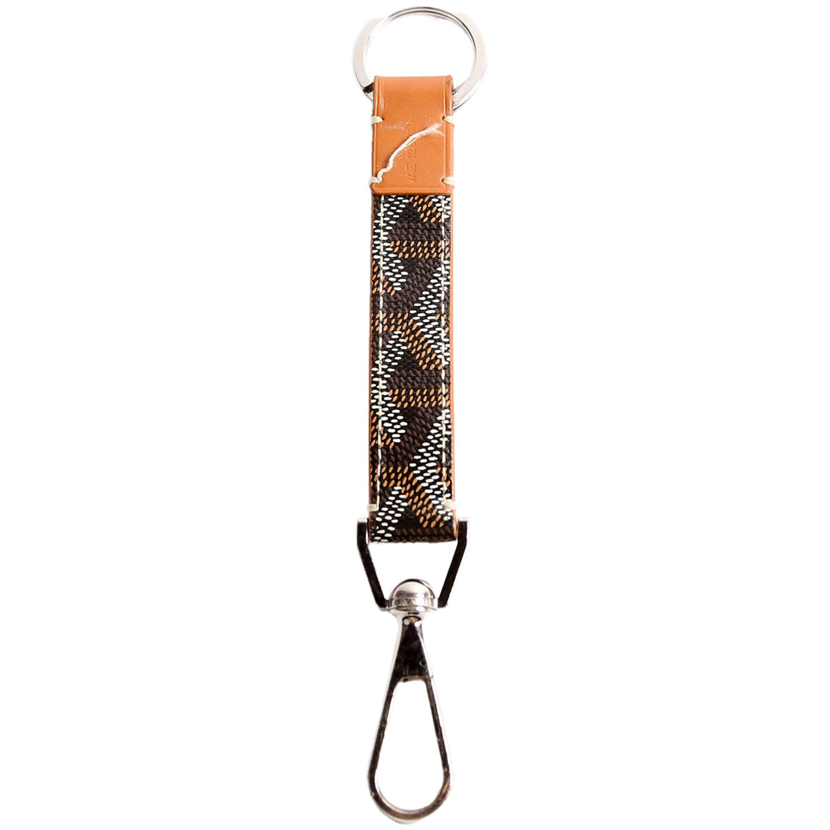 Mousqueton Canvas Key Ring Brown/Black