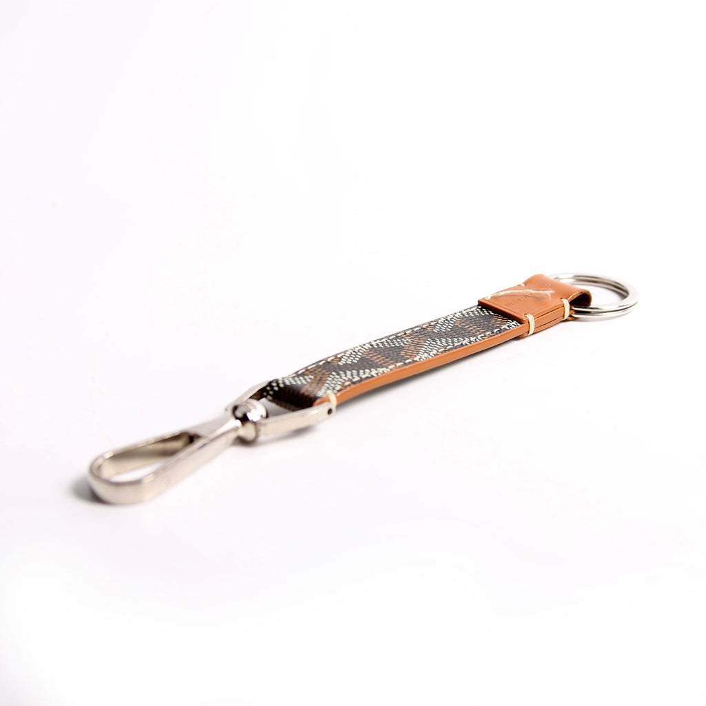 Mousqueton Canvas Key Ring Brown/Black