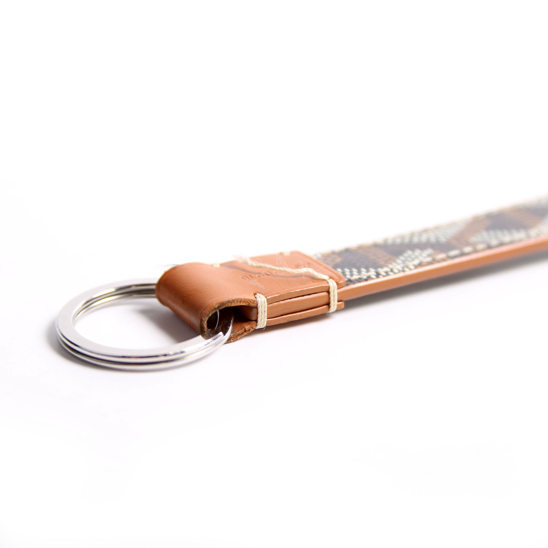 Mousqueton Canvas Key Ring Brown/Black