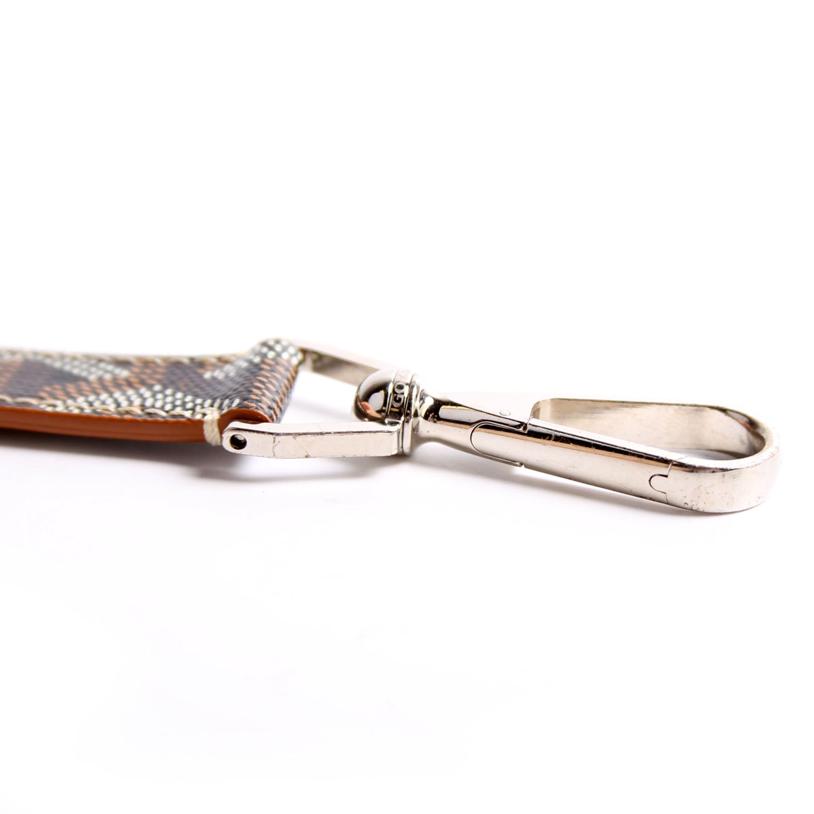 Mousqueton Canvas Key Ring Brown/Black
