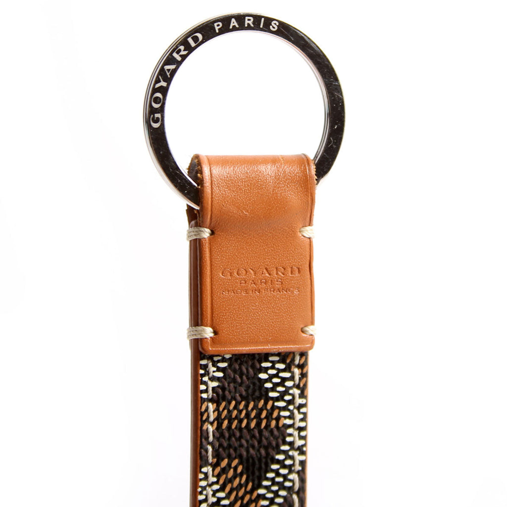 Mousqueton Canvas Key Ring Brown/Black