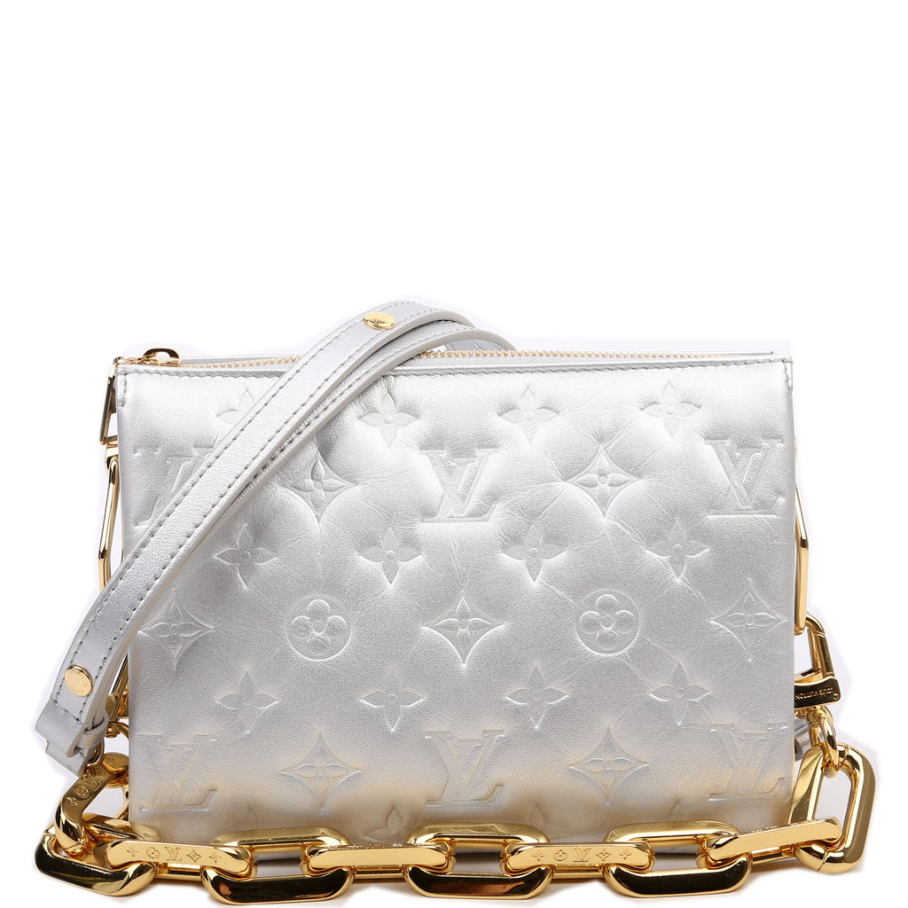 Coussin BB New Version Lambskin Silver