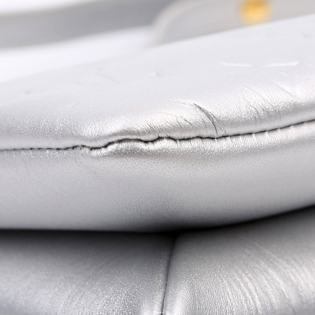 Coussin BB New Version Lambskin Silver