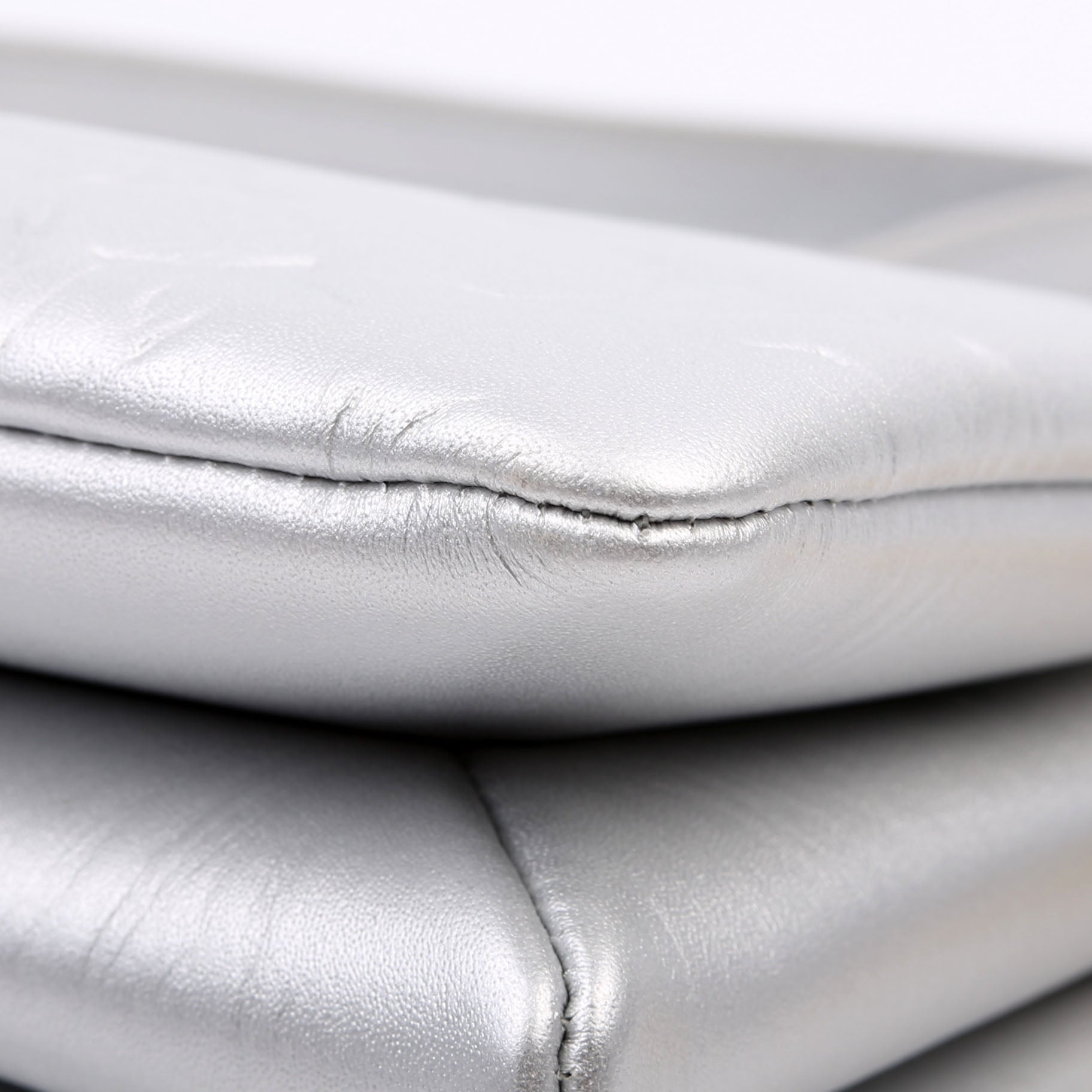 Coussin BB New Version Lambskin Silver