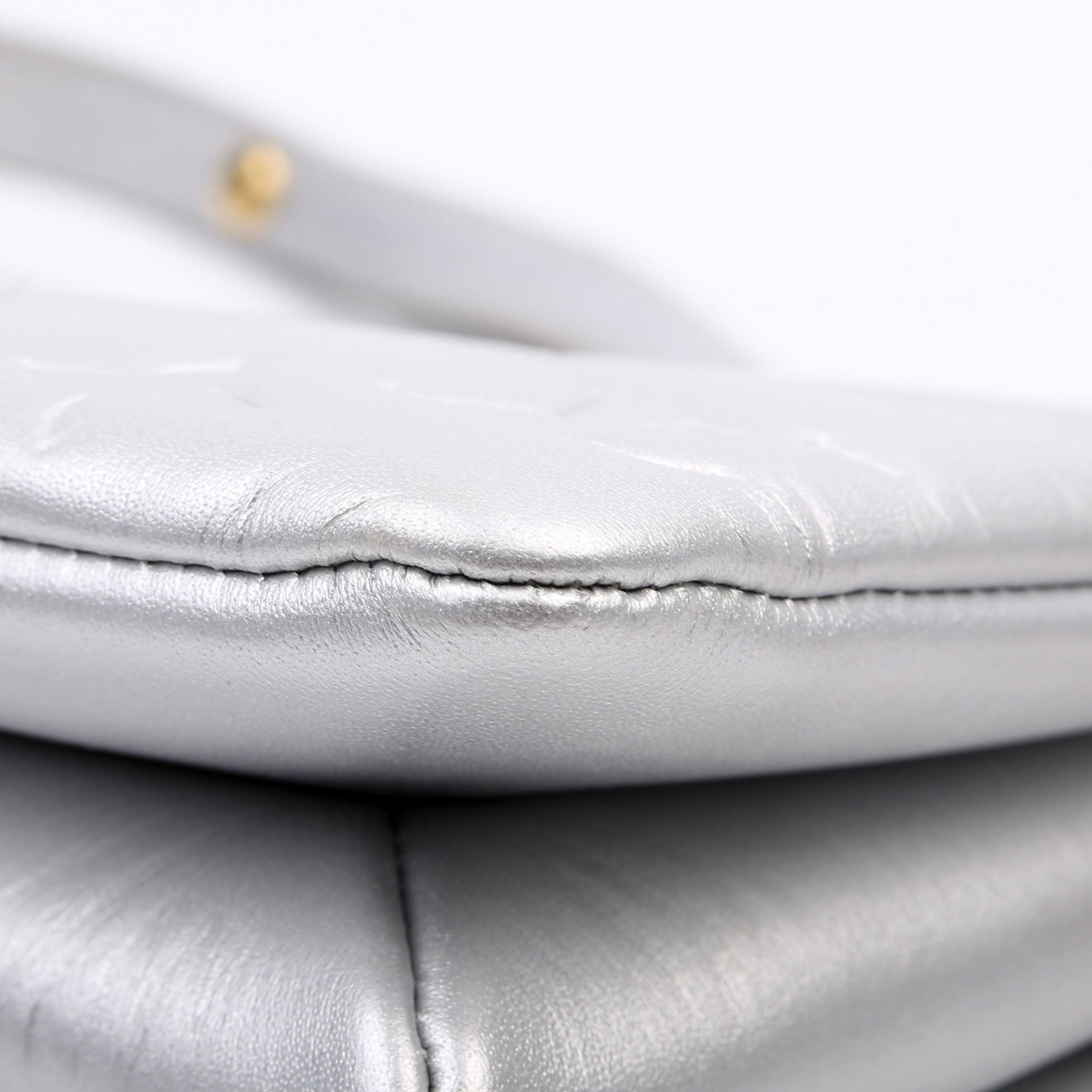 Coussin BB New Version Lambskin Silver